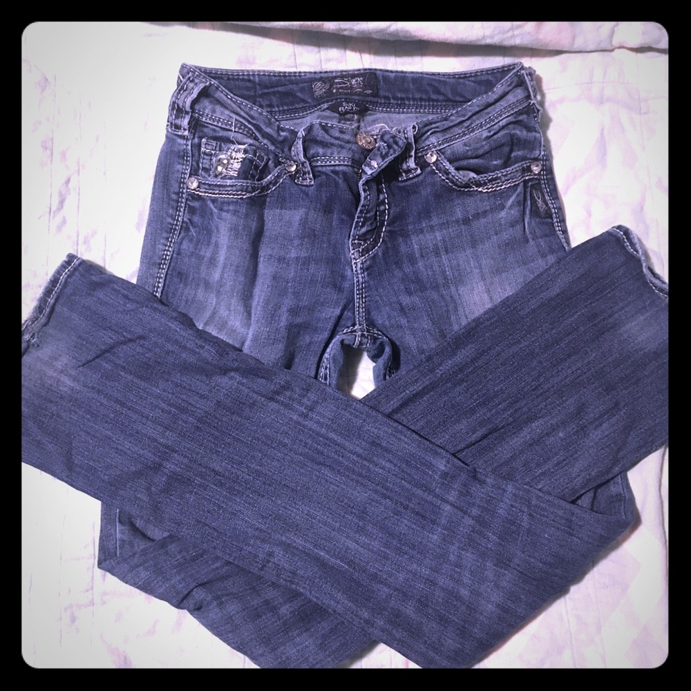 Suki silver jeans
